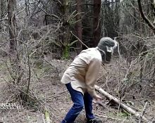 Anal Princess with massive tits sodomised by a fake lumberjack